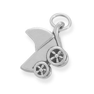 Newest Italian baby stroller carriage charm silver sweet