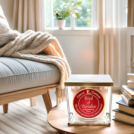 Circle E Candles – high-quality, hand-poured scented candle with a long-lasting, rich fragrance. Ideal for home ambiance and relaxation.