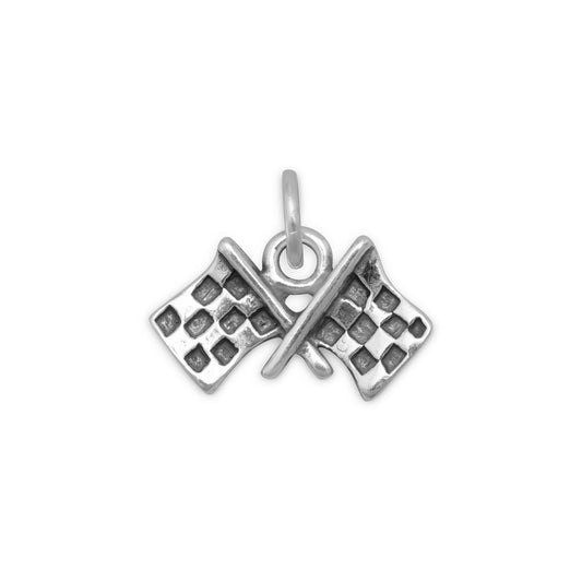 Checkered Flags Charm