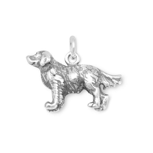 "Good Boy!" Golden Retriever Dog Charm