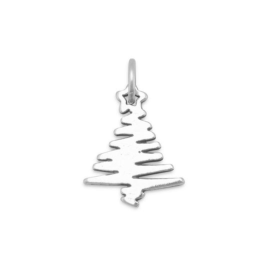 Zig Zag Christmas Tree Charm