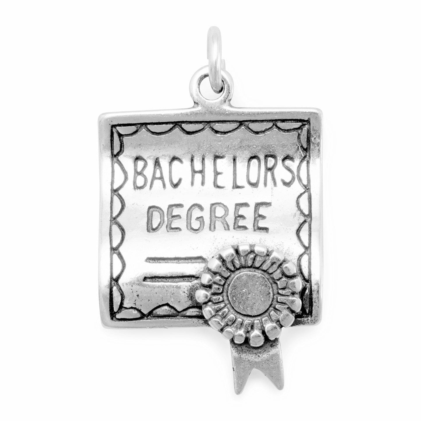 Sterling Silver Bachelors Degree Charm