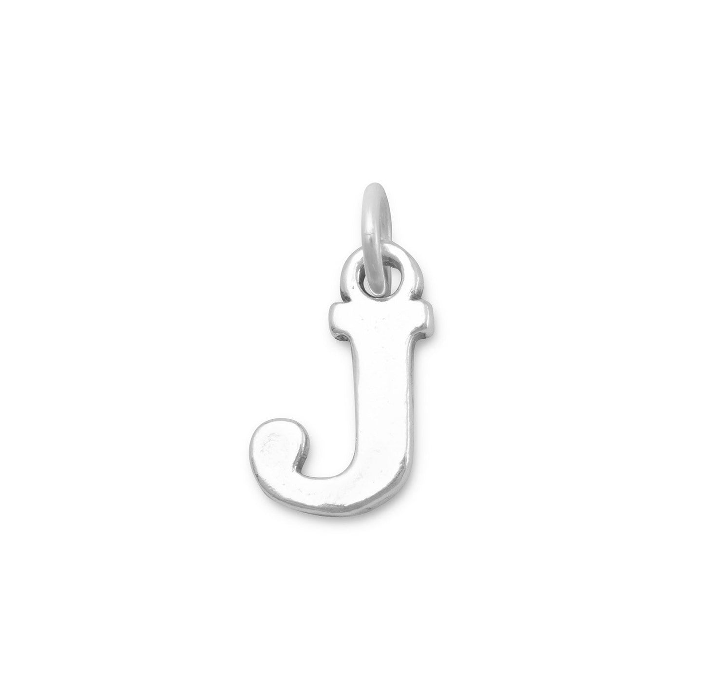 Oxidized "J" Charm