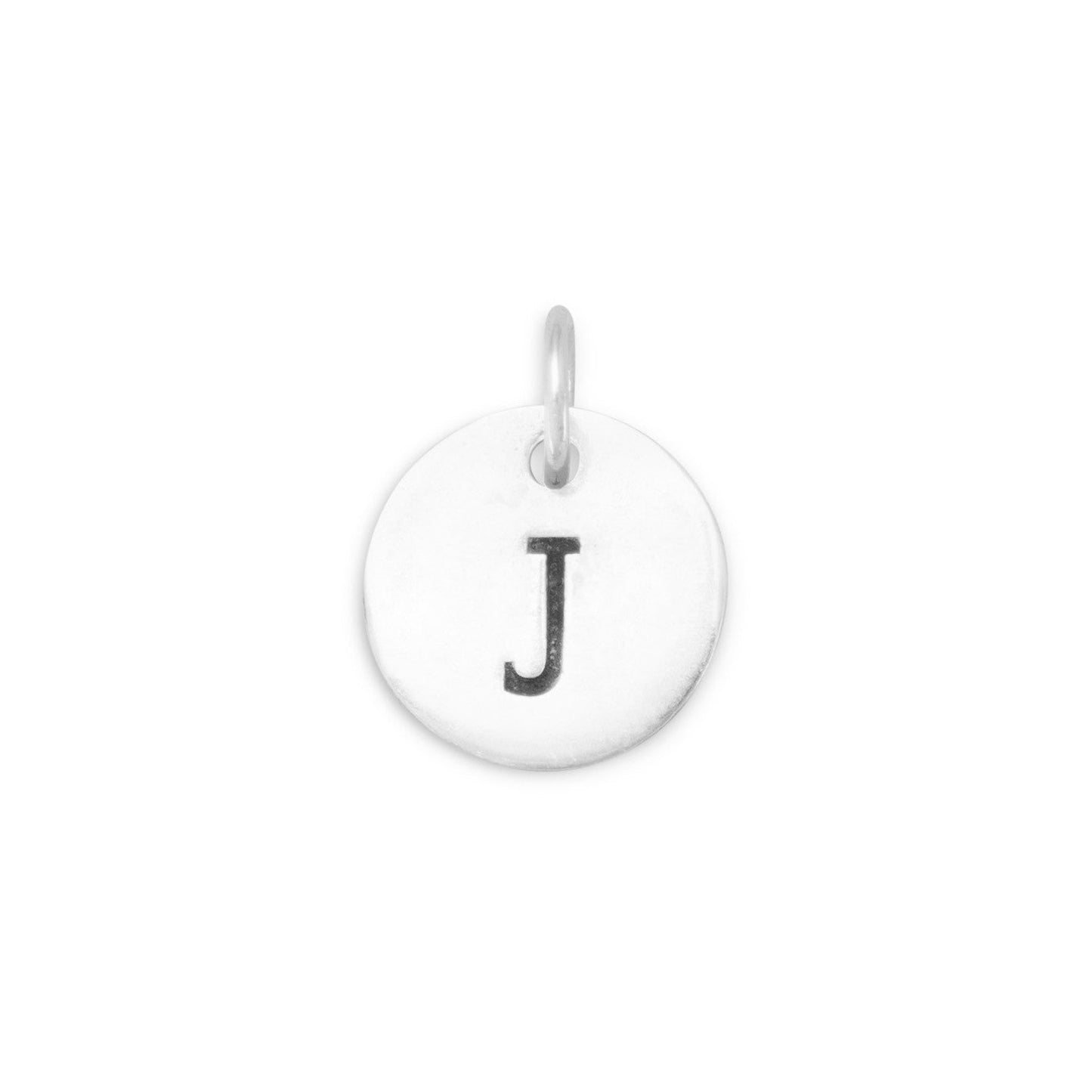 Oxidized Initial "J" Charm