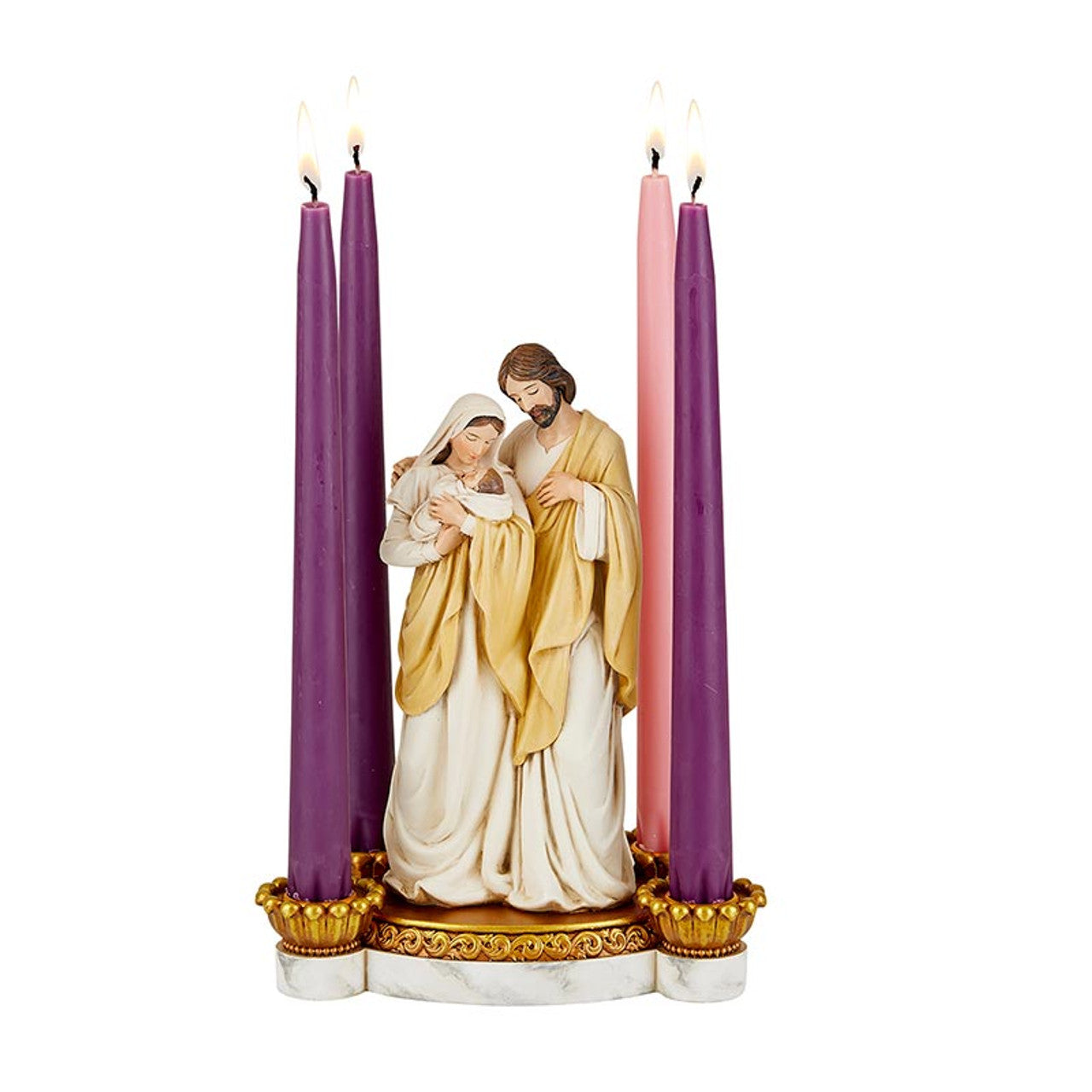 Advent Wreath Holy Family Advent Candleholder