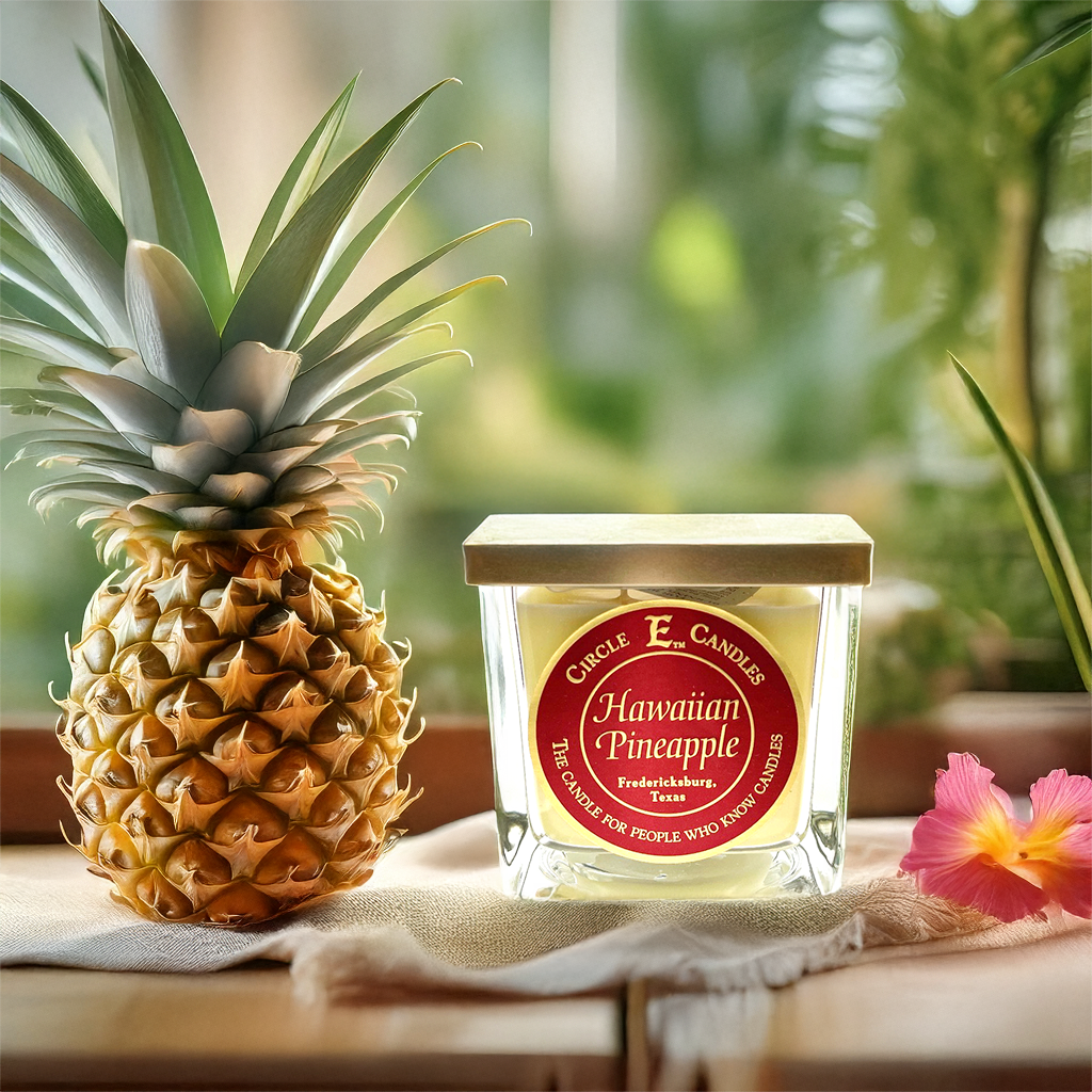 Hawaiian Pineapple Circle E Candles 