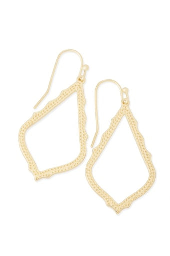 Sophia Earrings Gold Metal Elegant Drop Style Accessory