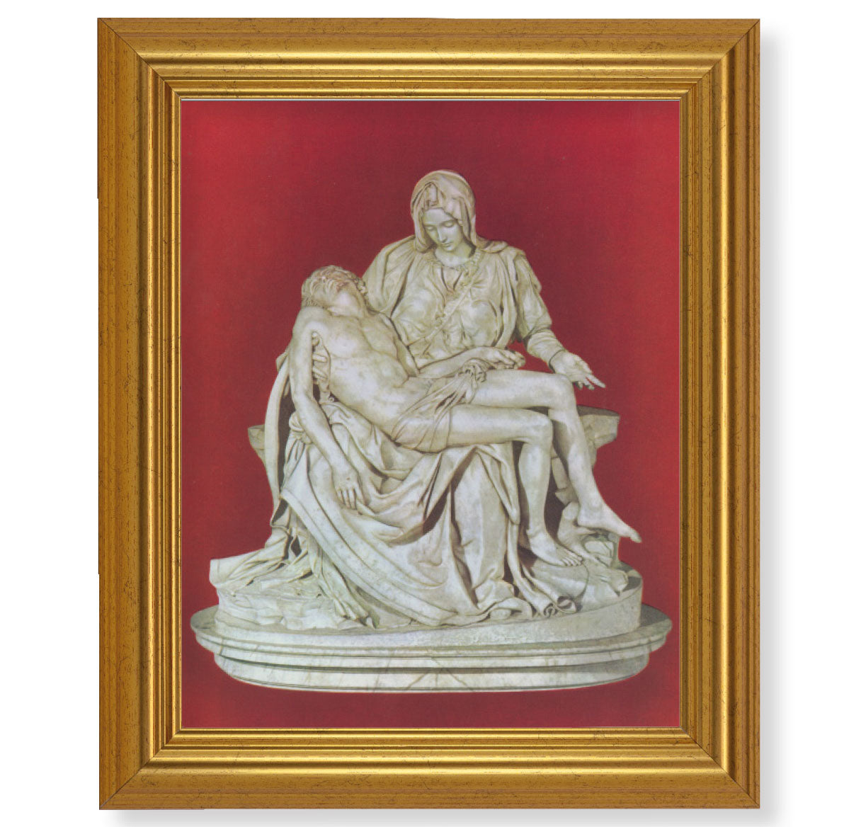 The Pieta Picture Framed Wall Art Decor Large Antique Gold Frame