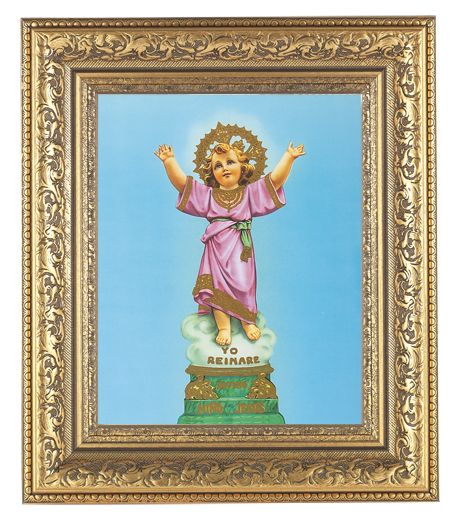 Divino Nino Picture Framed Wall Art Decor Large Gold Leaf