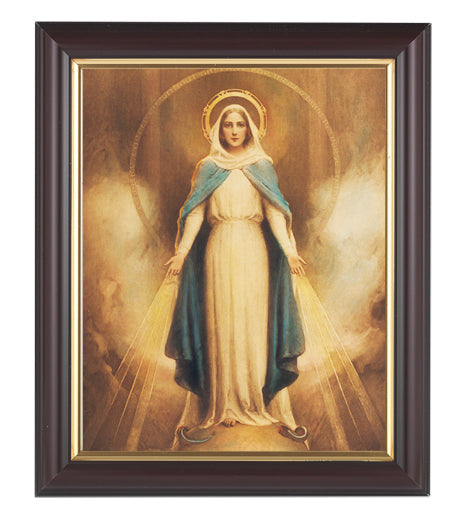 Miraculous Mary Picture Framed Wall Art Decor Medium Frame