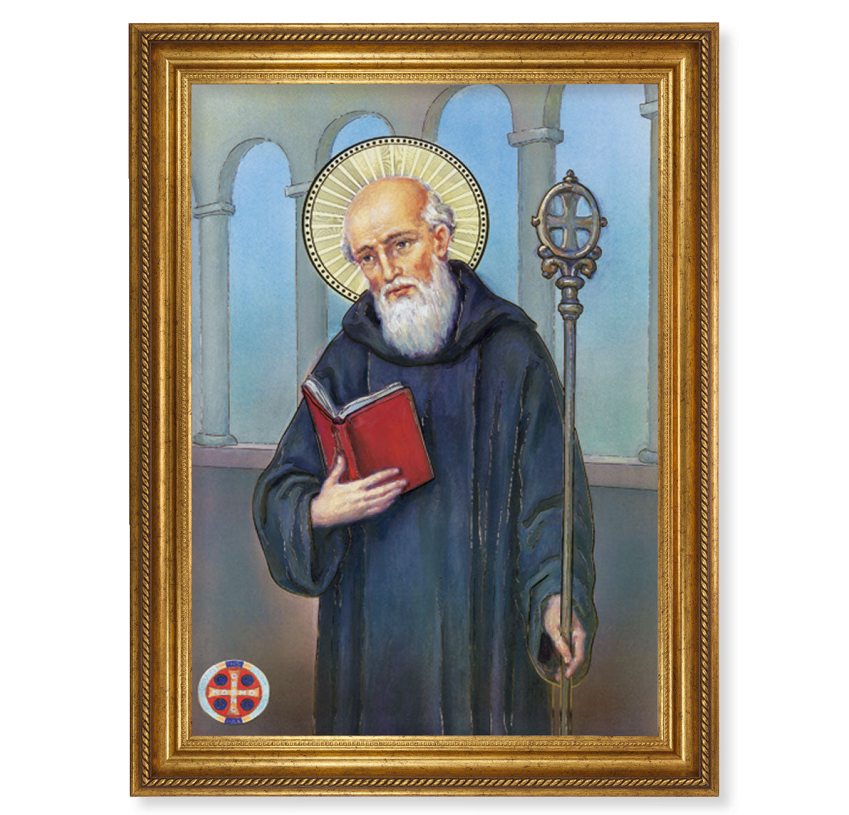 St. Benedict Picture Framed Wall Art Decor Extra Large