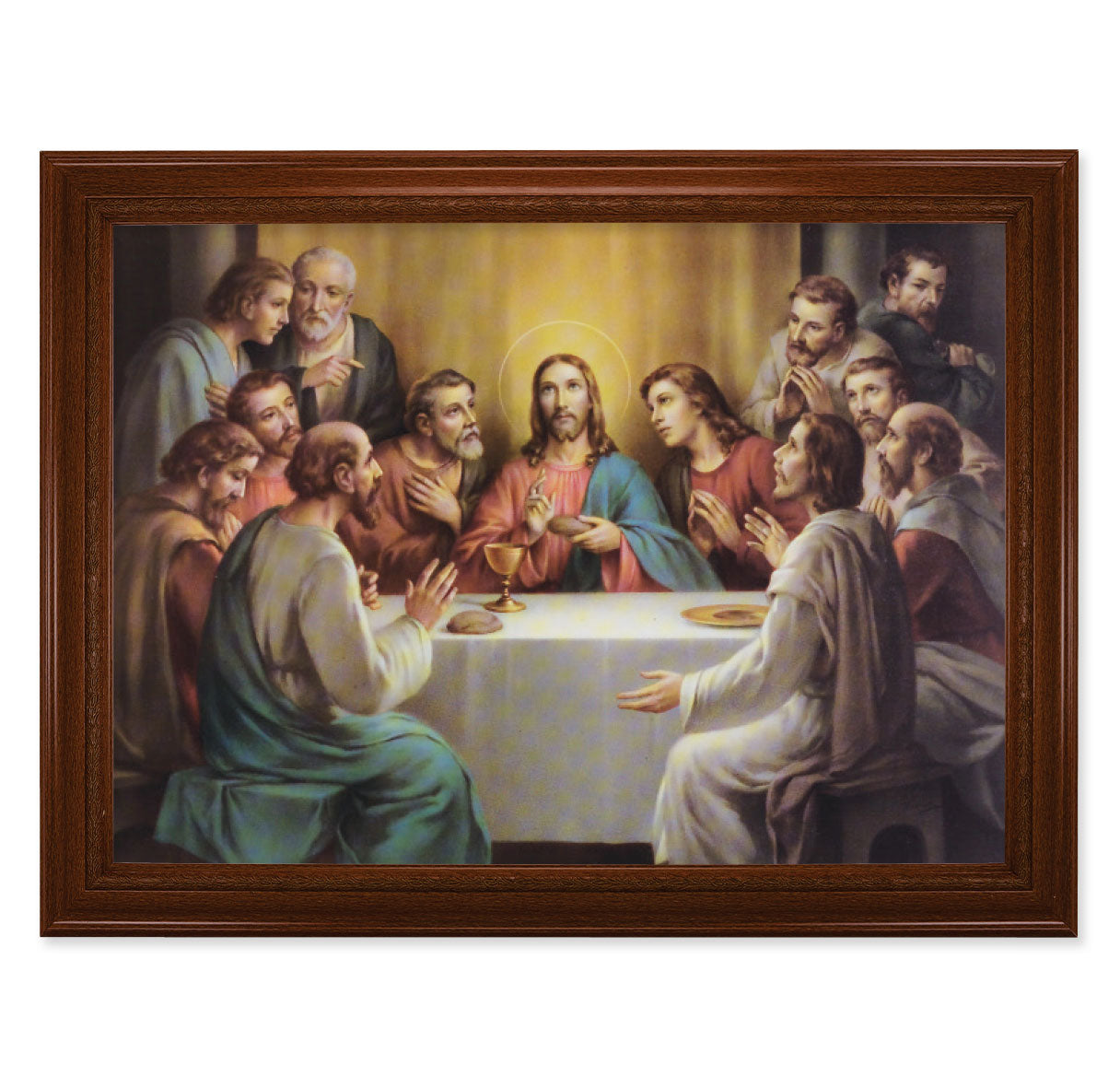 Last Supper Picture Framed Wall Art Decor Extra Large Frame