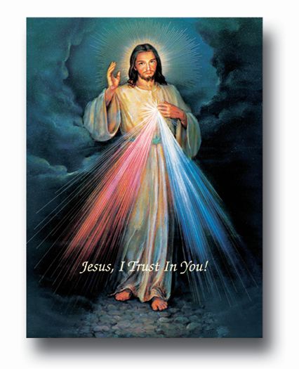 Divine Mercy Italian Poster Wall Art Decor Print Poster, Extra Large