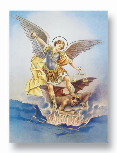 St. Michael Italian Poster Wall Art Decor Print Poster Extra Large