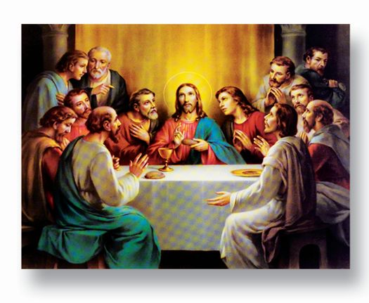 The Last Supper Italian Poster Wall Art Decor Print Poster, Extra Large