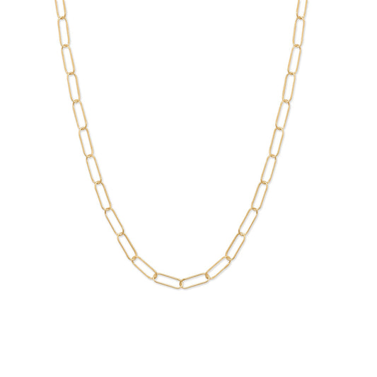 Extel 18" 14/20 Gold Filled Paperclip Necklace