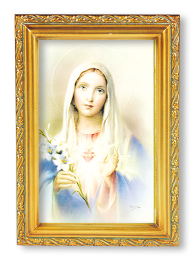 Immaculate Heart of Mary Picture Framed Wall Art Decor