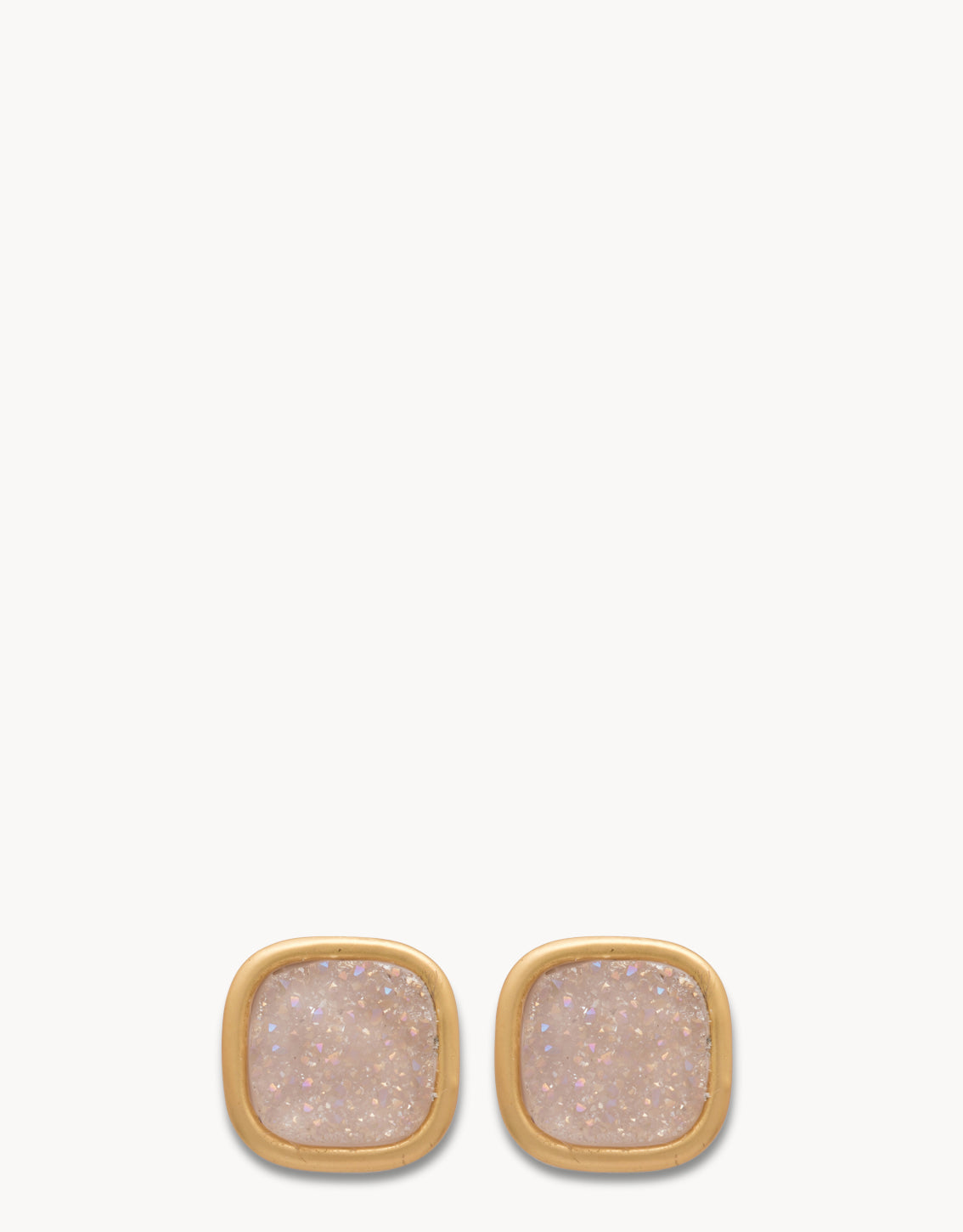 Spartina Sea La Vie Druzy Stud Earrings Breathe/Cream Druzy