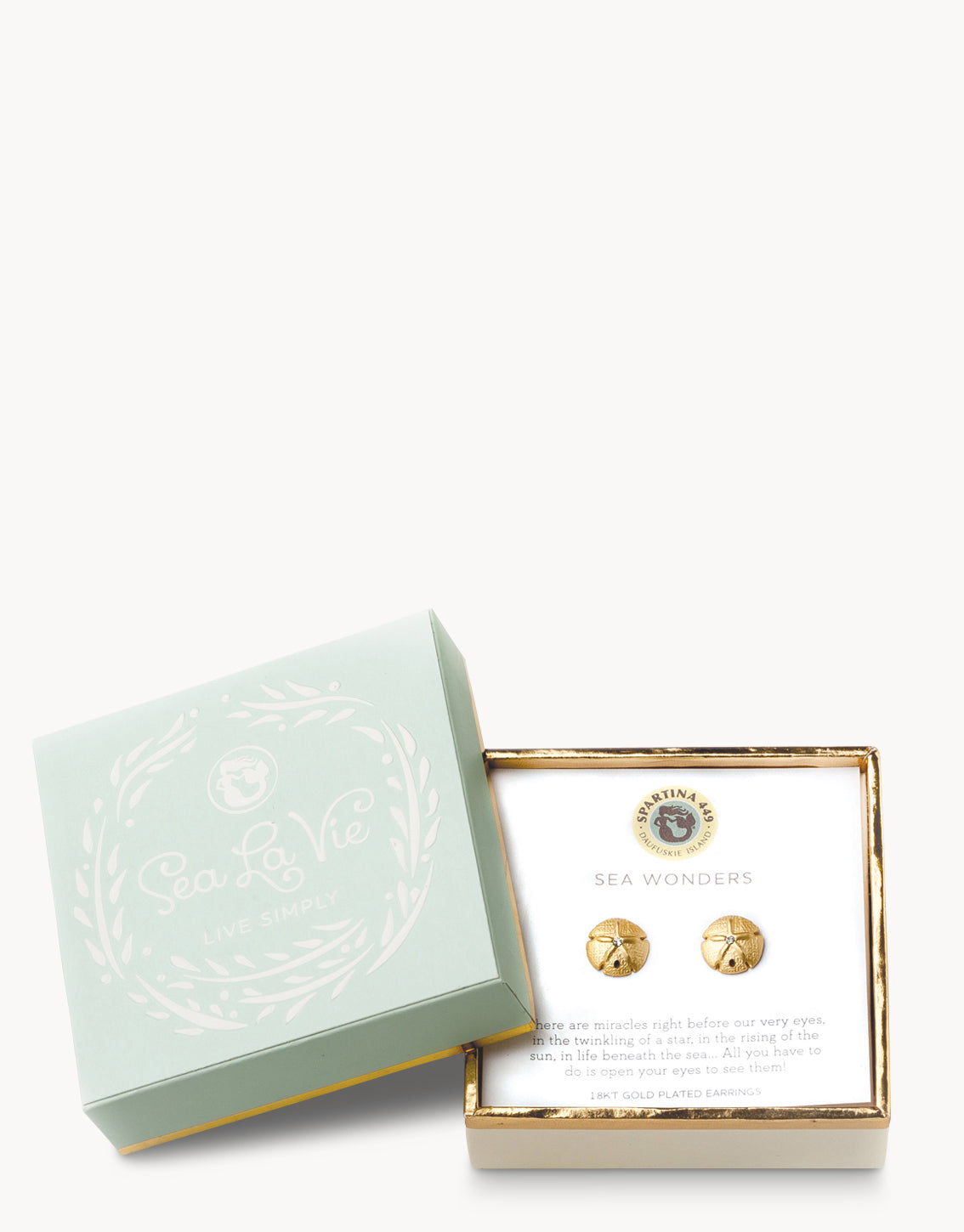 Spartina Sea La Vie Stud Earrings Thanks/Pineapple