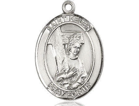 Extel Large Oval Pewter St. Helen Medal, Made in USA