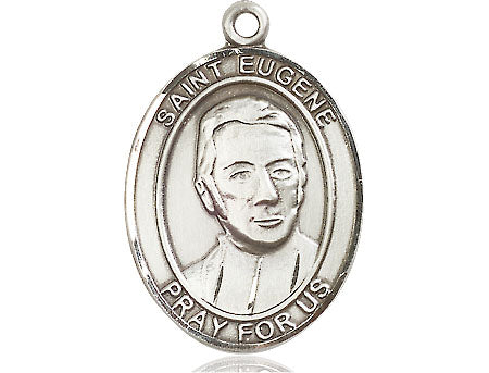 Extel Large Oval Pewter St. Eugene de Mazenod Medal, Made in USA