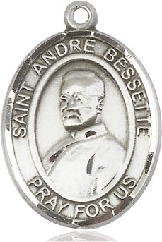 Extel Large Oval Pewter St. Andre Bessette Medal, Made in USA