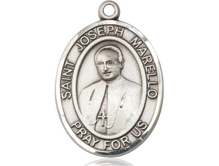 Extel Large Oval Pewter St. Joseph Marello Medal, Made in USA