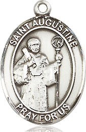 Extel Medium Oval Pewter St. Augustine Medal, Made in USA