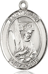 Extel Medium Oval Pewter St. Helen Medal, Made in USA