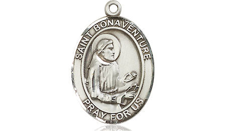 Extel Medium Oval Pewter St. Bonaventure Medal, Made in USA