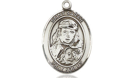 Extel Medium Oval Pewter St. Sarah Medal, Made in USA