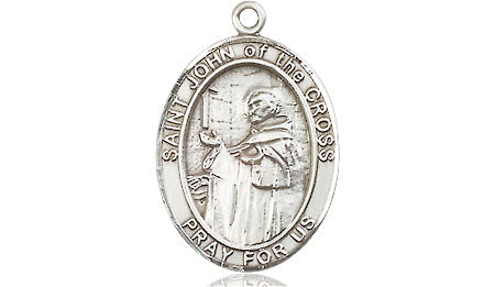 Extel Medium Oval Pewter St. John of the Cross Medal, Made in USA