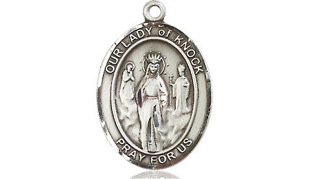 Extel Medium Oval Pewter Our Lady of Knock Medal