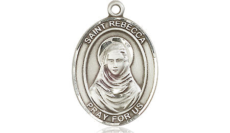 Extel Medium Oval Pewter St. Rebecca Medal, Made in USA