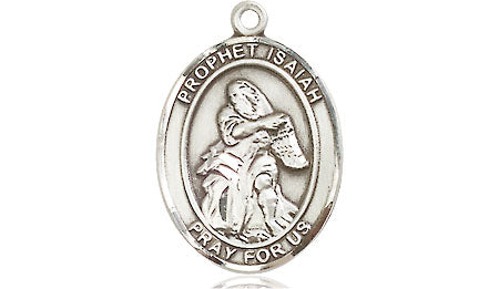 Extel Medium Oval Pewter St. Isaiah Medal, Made in USA