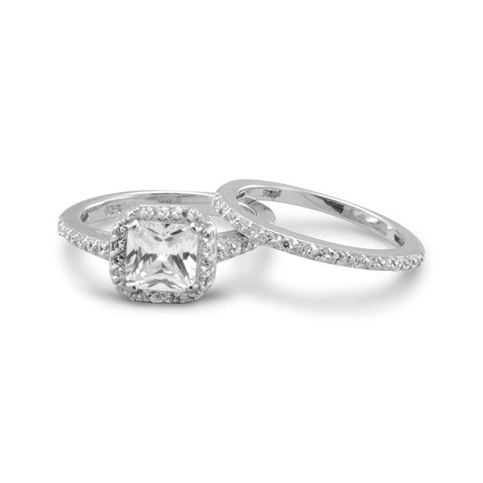 Extel Two CZ Ring Set