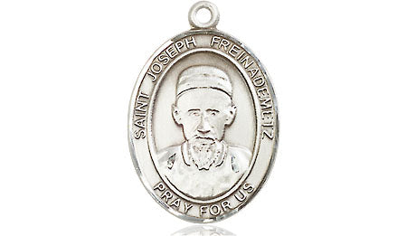 Extel Medium Oval Pewter St. Joseph Freinademetz Medal, Made in USA