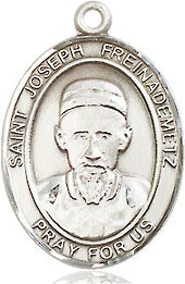 Extel Medium Oval Pewter St. Joseph Freinademetz Medal, Made in USA