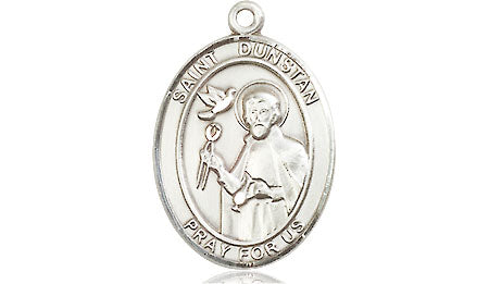 Extel Medium Oval Pewter St. Dunstan Medal, Made in USA