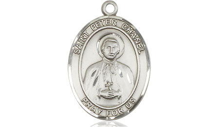 Extel Medium Oval Pewter St. Peter Chanel Medal, Made in USA