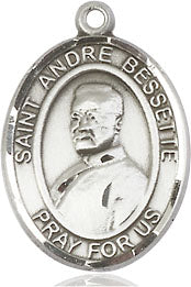 Extel Medium Oval Pewter St. Andre Bessette Medal, Made in USA