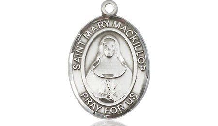 Extel Medium Oval Pewter St. Mary Mackillop Medal, Made in USA