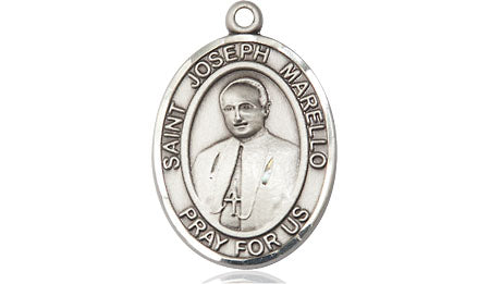 Extel Medium Oval Pewter St. Joseph Marello Medal, Made in USA