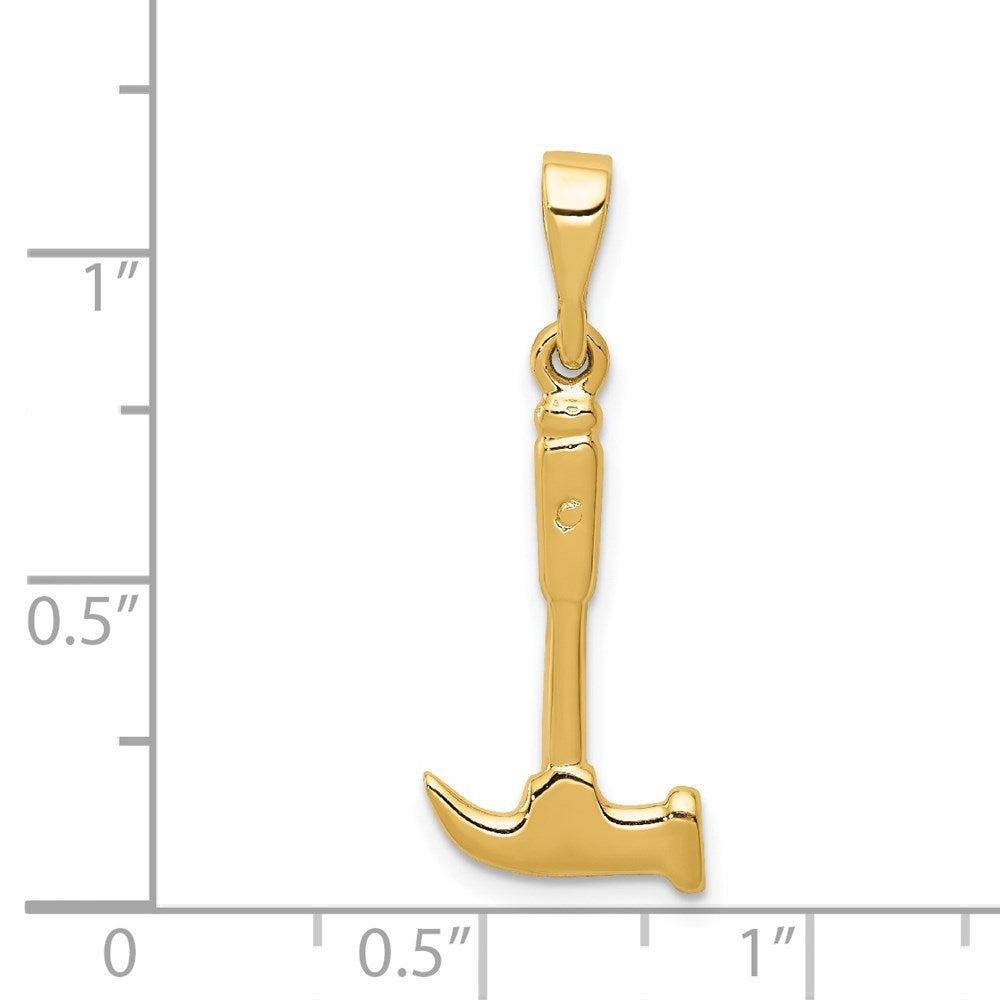 Extel Large 14k Gold Hammer Charm