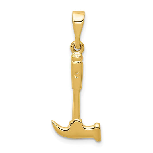 Extel Large 14k Gold Hammer Charm