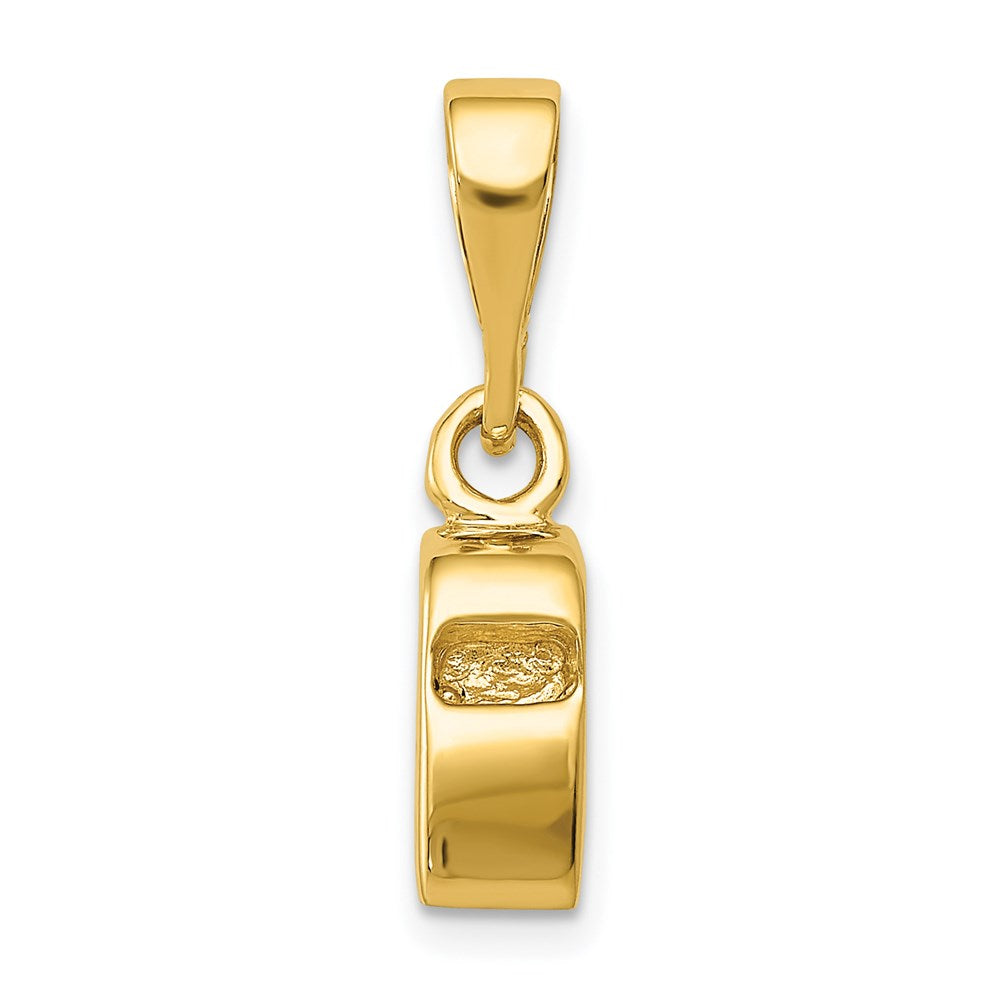 Extel Medium 14k Gold Sports Whistle Pendant