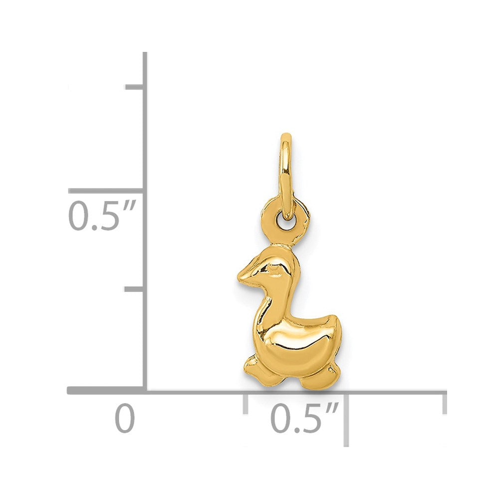 Extel Medium 14k Gold Duck Charm