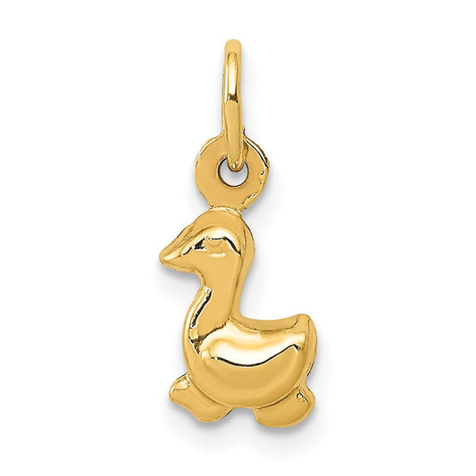 Extel Medium 14k Gold Duck Charm