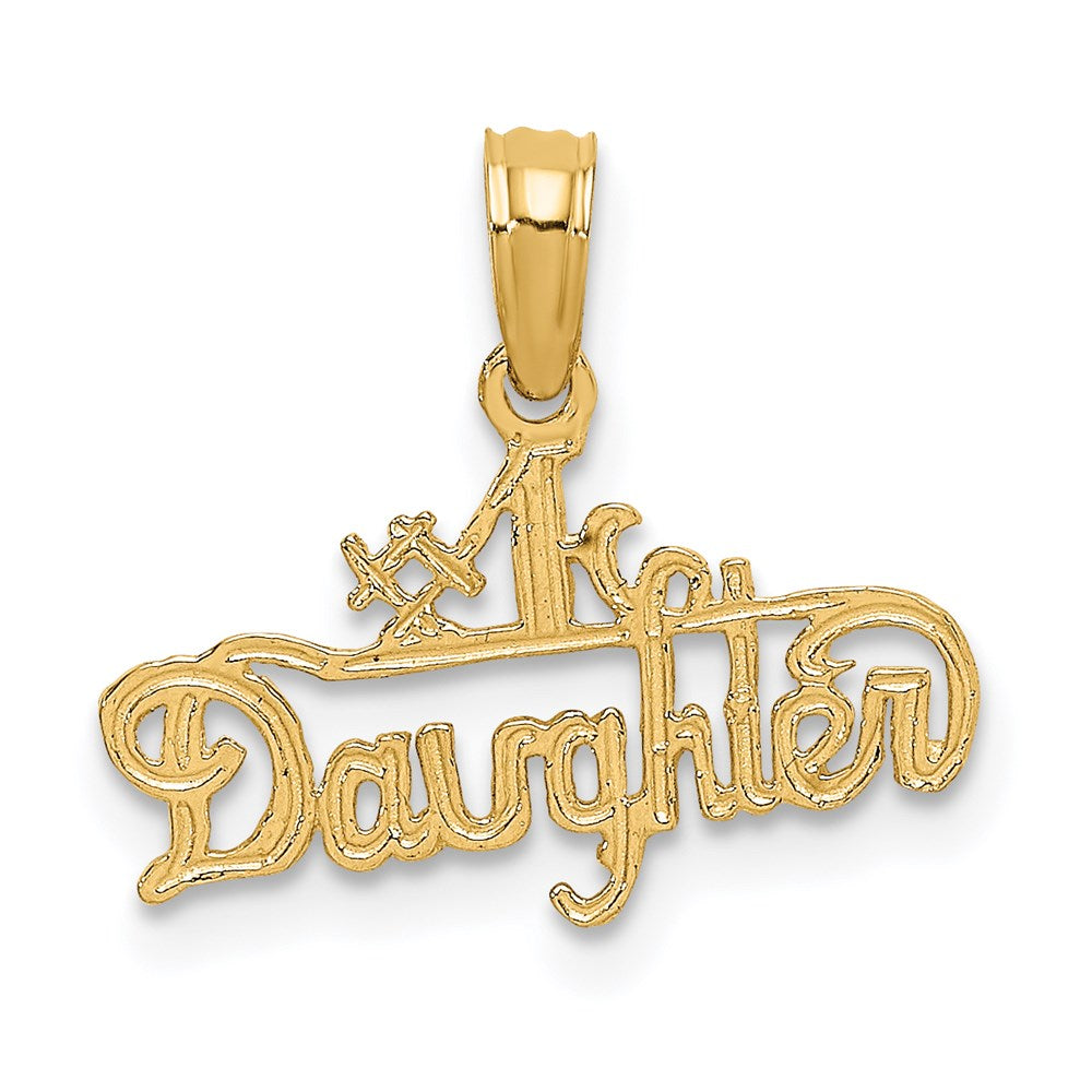 Extel Medium 14k Gold #1 Daughter Charm