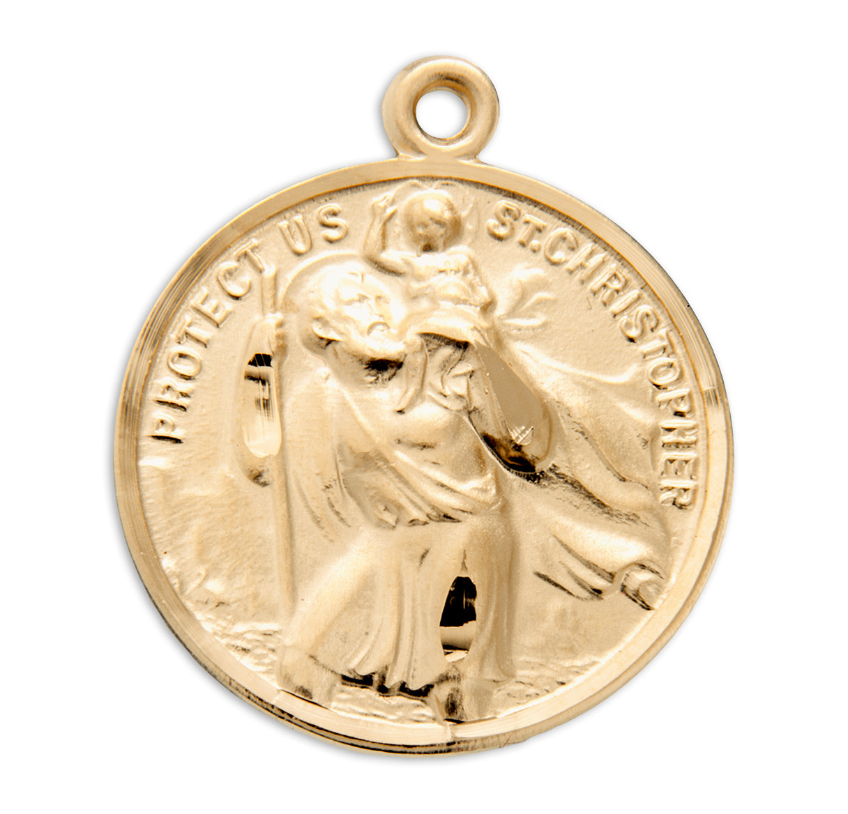 St. Christopher Gold Medal Necklace